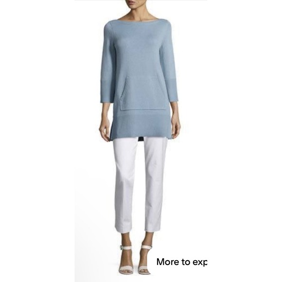 Michael Kors Collection Cashmere Sweater Tunic Women Light...